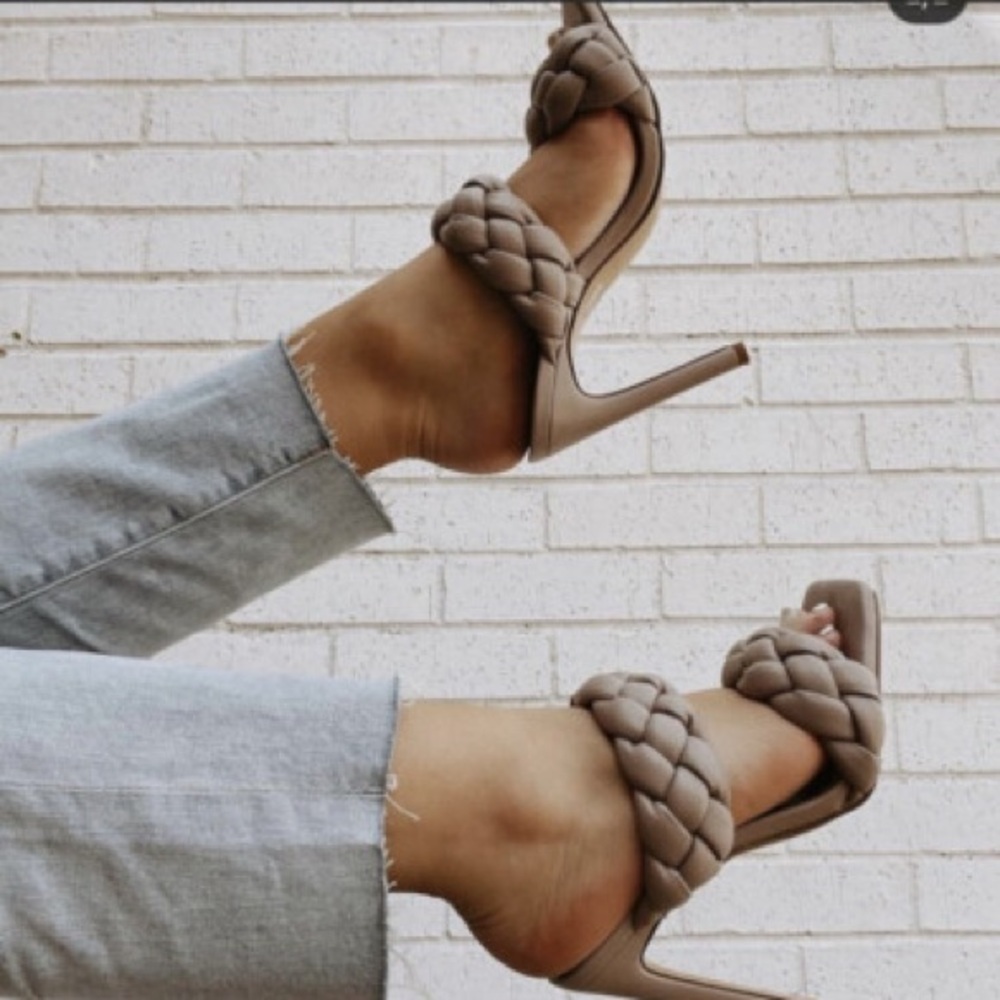 Steve Madden Kenley Braided Heel new